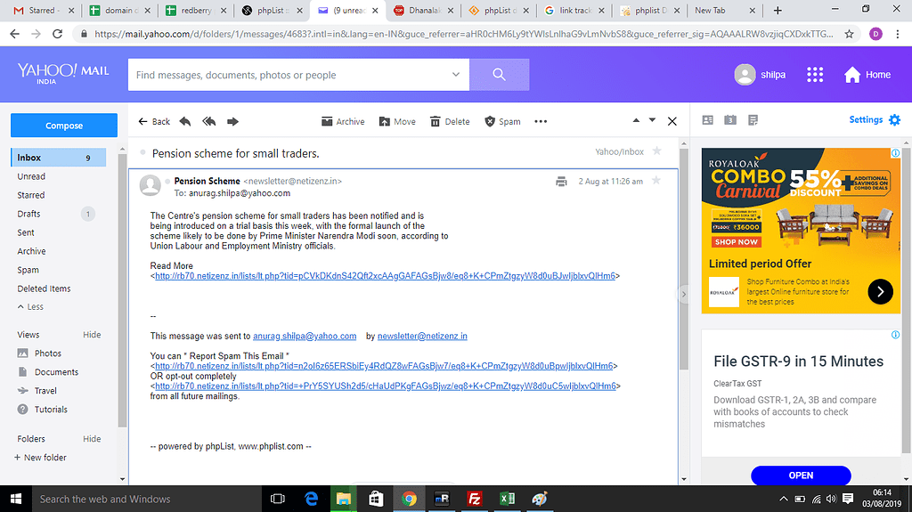 Campaign url is not working properly support phplist discuss